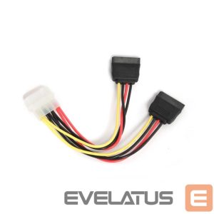 Üleminek Gembird  CABLE POWER SATA X2 30CM/CC-SATA-PSY-0.3M 
