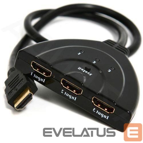 Monitori tarvik Gembird CABLE HDMI SWITCH 3PORTS/DSW-HDMI-35