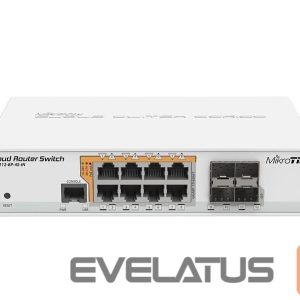Võrgulülitid Mikrotik  Switch||8x10Base-T / 100Base-TX / 1000Base-T|4xSFP|1xConsole|CRS112-8P-4S-IN 