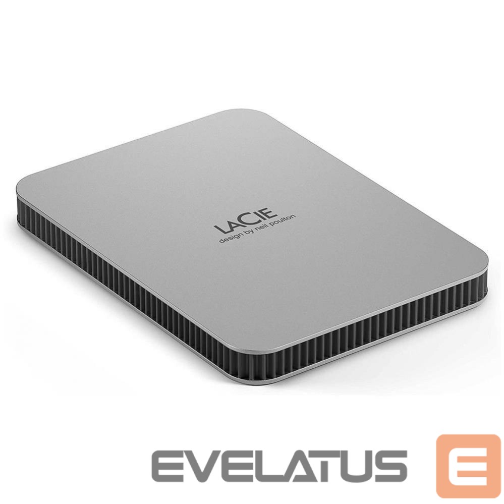 Kõvaketas HDD Lacie External HDD||Mobile Drive|1TB|USB-C|Colour Silver|STLP1000400