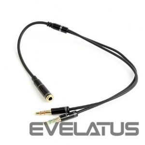 Kaabel Gembird  CABLE AUDIO 3.5MM SOCKET TO/2X3.5MM PLUG CCA-418M 