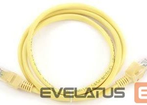 Võrgulülitid Gembird  PATCH CABLE CAT5E UTP 1M/YELLOW PP12-1M/Y 
