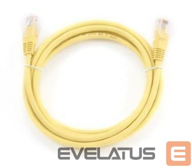Võrgulülitid Gembird PATCH CABLE CAT5E UTP 2M/YELLOW PP12-2M/Y