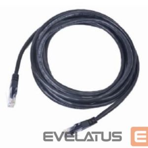 Võrgulülitid Gembird  PATCH CABLE CAT5E UTP 5M/BLACK PP12-5M/BK 