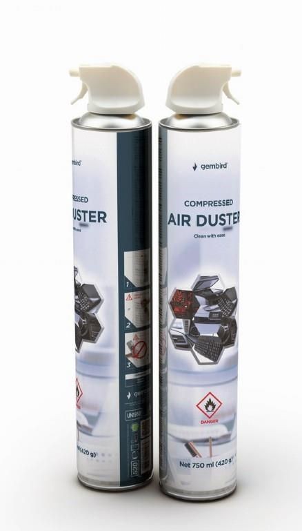 Köögi jaoks Gembird COMPRESSED AIR DUSTER 750ML/CK-CAD-FL750-01