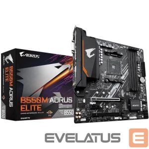 AMD protsessori emaplaat Gigabyte  Mainboard||AMD B550|SAM4|Micro-ATX|Memory DDR4|Memory slots 4|1xPCI-Express 3.0 1x|1xPCI-Express 3.0 4x|1xPCI-Express 4.0 16x|2xM.2|1xDVI-D|1xHDMI|2xAudio-In|1xAudio-Out|4xUSB 2.0|4xUSB 3.2|1xPS/2|1xRJ45|B550MAORUSELITE1.3 