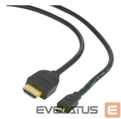 Monitori tarvik Gembird CABLE HDMI-MICRO HDMI 1.8M/V.2.0 BLK CC-HDMID-6