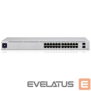 Võrgulülitid UBIQUITI  Switch||USW-Pro-24-PoE|Type L3|Desktop/pedestal|Rack|24x10Base-T / 100Base-TX / 1000Base-T|2xSFP+|PoE+ ports 16|400 Watts|USW-PRO-24-POE 