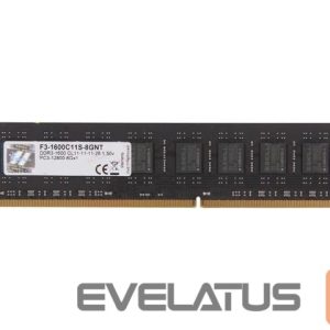 Operatiivmälu DDR4 G.Skill  MEMORY DIMM 8GB PC12800 DDR3/F3-1600C11S-8GNT 