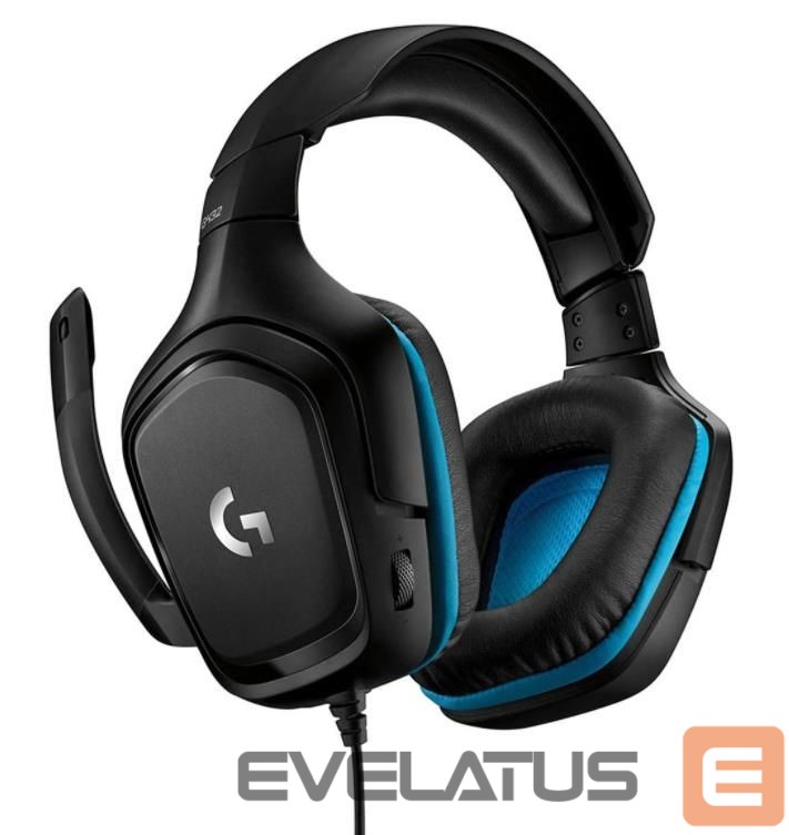 Kõrvaklapid Logitech HEADSET GAMING G432/BLACK 981-000770
