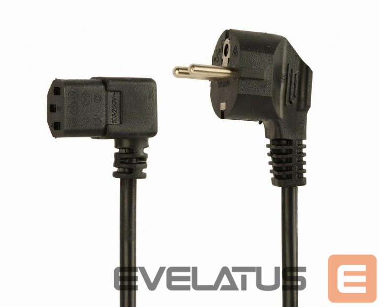 Üleminek Gembird CABLE POWER ANGLED VDE 1.5M/PC-186A-VDE1B-1.5M