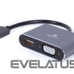 Moodulid ja transiiverid Gembird  I/O ADAPTER USB3 TO HDMI/VGA/GREY A-USB3-HDMIVGA-01 