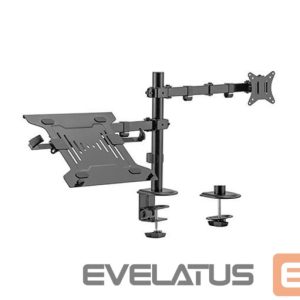 Teleri kinnitus Gembird  DISPLAY ACC MOUNTING ARM/NB TRAY MA-DA-03 