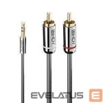 Kaabel LINDY  CABLE AUDIO 3.5MM TO PHONO/0.5M 35332 