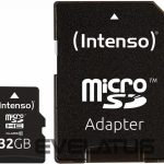 Muu arvutitarvik Intenso  MEMORY MICRO SDHC 32GB C10/W/ADAPTER 3413480 