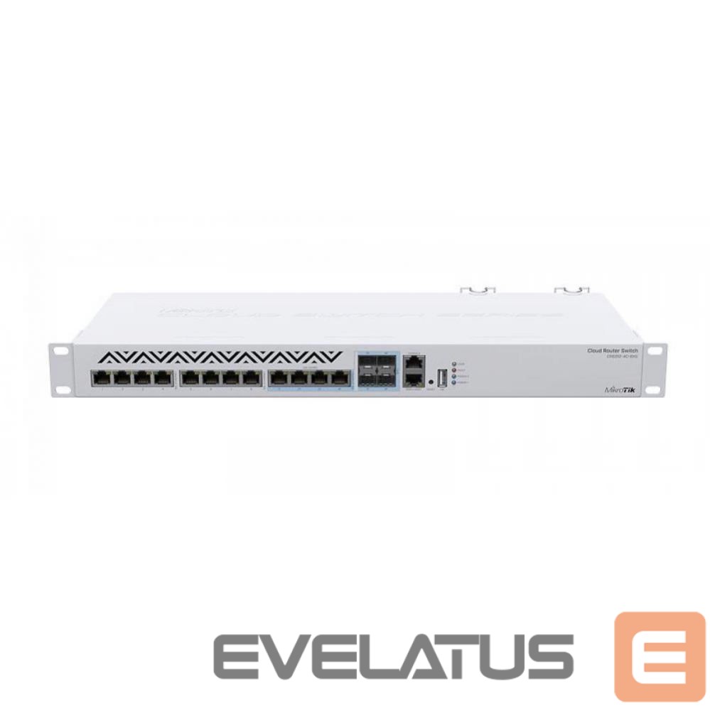 Võrgulülitid Mikrotik Switch||Type L3|Rack 1U|8x10Base-T / 100Base-TX|4xSFP|1xRJ45|CRS312-4C+8XG-RM