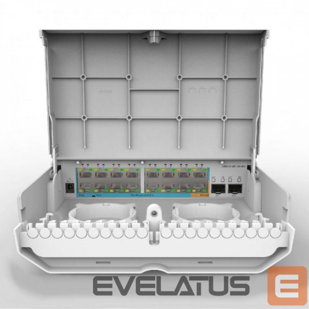 Võrgulülitid Mikrotik Wireless Router||Router|IEEE 802.3af|IEEE 802.3at|16x10/100/1000M|CRS318-16P-2S+OUT