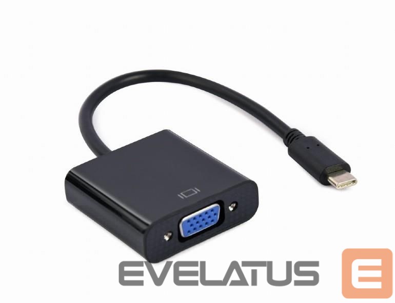 Moodulid ja transiiverid Gembird I/O ADAPTER USB-C TO VGA/A-CM-VGAF-01
