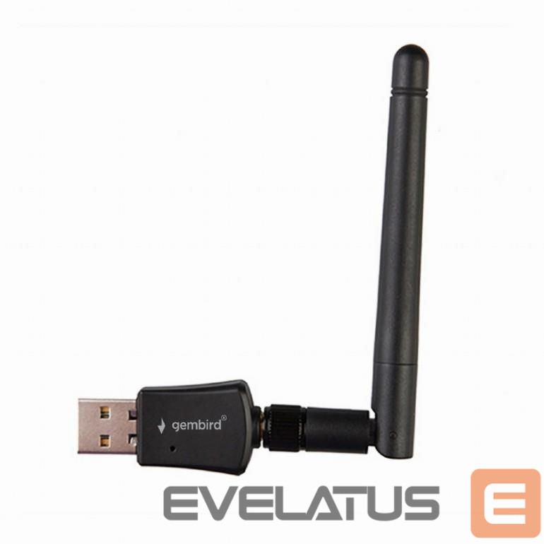 Võrgulülitid Gembird WRL ADAPTER 300MBPS USB HIGH/POWER WNP-UA300P-02