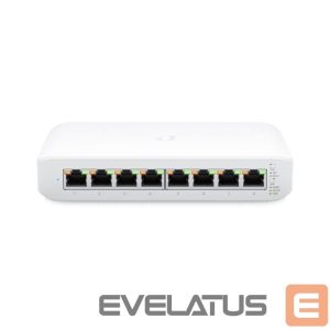 Võrgulülitid UBIQUITI  Switch||Lite 8 PoE|Type L2|Desktop/pedestal|8x10Base-T / 100Base-TX / 1000Base-T|PoE+ ports 4|USW-LITE-8-POE 