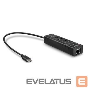 Üleminek LINDY  I/O HUB USB3.1 & LAN ADAPTER/43249 