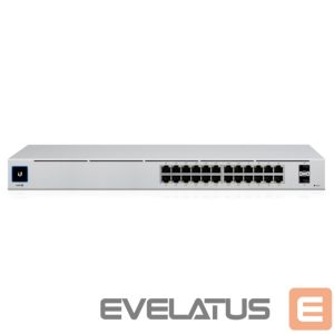 Võrgulülitid UBIQUITI  Switch||USW-24-POE|Type L2|Desktop/pedestal|Rack|24x10Base-T / 100Base-TX / 1000Base-T|2xSFP|PoE+ ports 16|95 Watts|USW-24-POE 