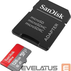 Muu arvutitarvik SANDISK BY WESTERN DIGITAL  MEMORY MICRO SDXC 128GB UHS-I/W/A SDSQUAB-128G-GN6MA SANDISK 