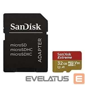 Muu arvutitarvik SANDISK BY WESTERN DIGITAL  MEMORY MICRO SDHC 32GB UHS-I/W/A SDSQXAF-032G-GN6MA SANDISK 