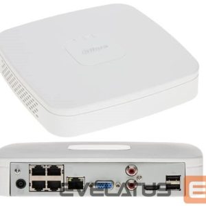 valvetarvikud DAHUA  NET VIDEO RECORDER 4CH 4POE/NVR4104-P-EI 