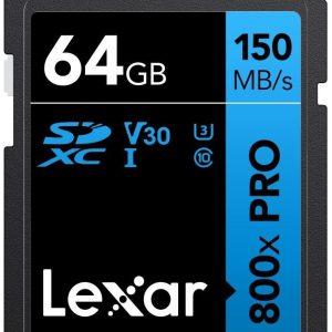 Muu arvutitarvik Lexar  MEMORY SDXC 64GB UHS-I/LSD0800P064G-BNNNG 