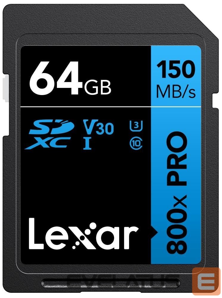 Muu arvutitarvik Lexar MEMORY SDXC 64GB UHS-I/LSD0800P064G-BNNNG