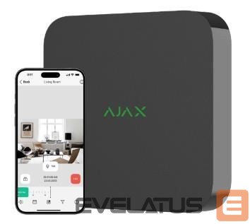 valvetarvikud AJAX NET VIDEO RECORDER 16CH/BLACK 70935