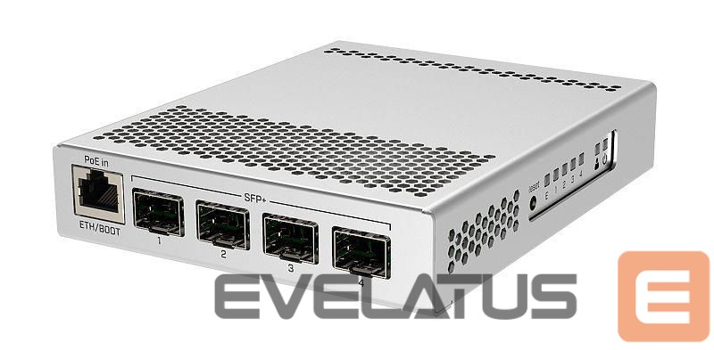 Võrgulülitid Mikrotik Switch||1x10Base-T / 100Base-TX / 1000Base-T|4xSFP+|PoE ports 1|CRS305-1G-4S+IN