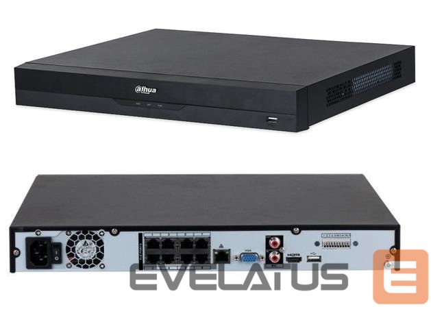 valvetarvikud DAHUA NET VIDEO RECORDER 8CH 8POE/NVR4208-8P-EI