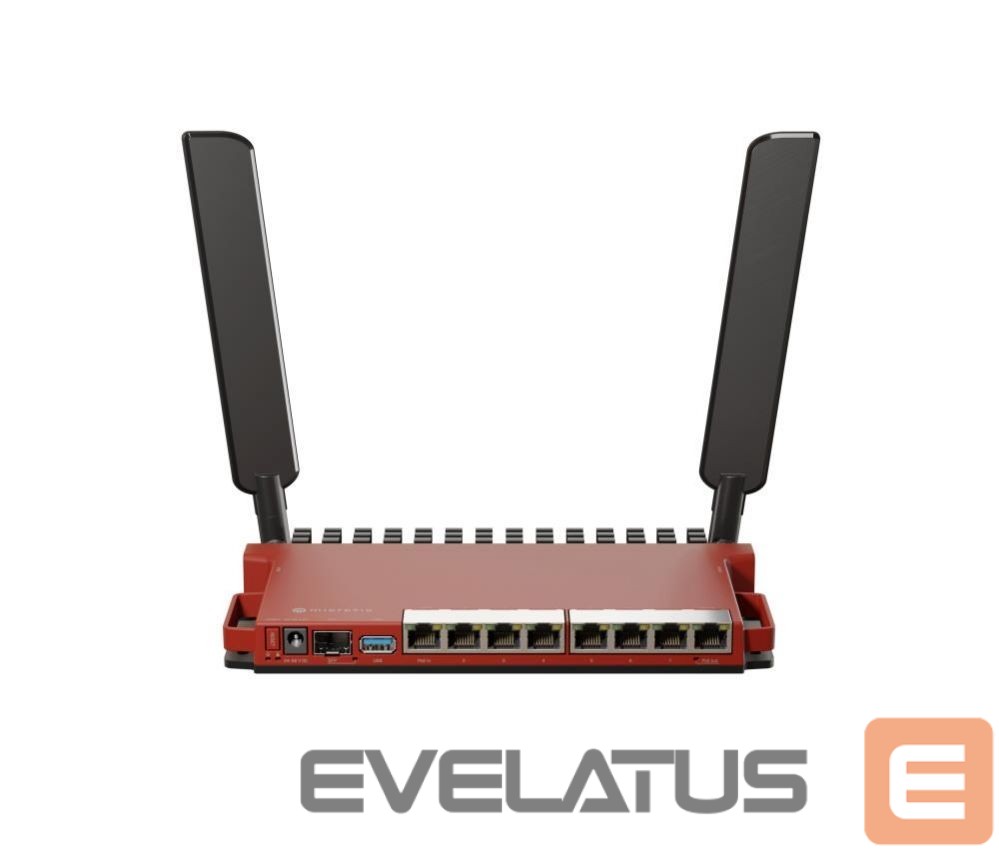 Ruuterid Mikrotik Wireless Router||Wireless Router|Wi-Fi 6|IEEE 802.11ax|USB 3.0|8x10/100/1000M|1xSPF|Number of antennas 2|L009UIGS-2HAXD-IN