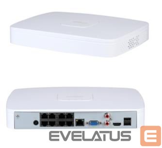 valvetarvikud DAHUA NET VIDEO RECORDER 8CH 8POE/NVR4108-8P-EI