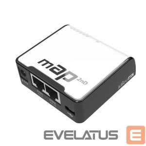Ruuterid Mikrotik  Access Point||IEEE 802.3af|IEEE 802.3at|IEEE 802.11 b/g|IEEE 802.11n|2x10Base-T / 100Base-TX|RBMAP2ND 