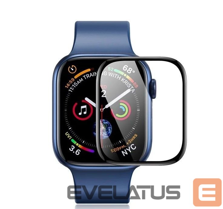 Ekraani kaitse Dux Ducis Apple Pmma Apple Watch Series 7/8/9 41MM Screen Protector 2pcs Black