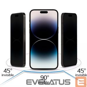 Kaitseklaasid iLike Apple IPHONE 16 PRO/17 Tempered Privacy Glass Black