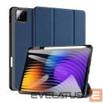 Kaaned Dux Ducis  Redmi Pad 7/7 Pro Domo Series Tri-fold Stand PU Leather Tablet Cover Blue