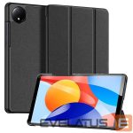 Kaaned Dux Ducis  Redmi Pad SE 8.7 Domo Series Tri-fold Stand PU Leather Tablet Cover Black