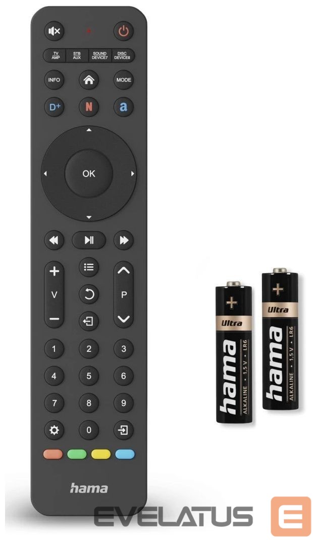 Muu arvutitarvik Hama 8in1 Netflix, Prime Video, Disney+ Black