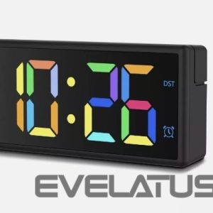Seina- ja sisekellad Hama  Digital Alarm Clock «Ibiza», Multicol. Screen, with USB Charging Function 