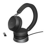 Juhtmevabad kõrvaklapid Jabra  JABRA Evolve2 75 - Headset - mit Ladestation 