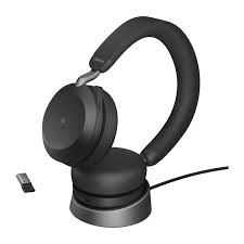 Juhtmevabad kõrvaklapid Jabra  JABRA Evolve2 75 - Headset - mit Ladestation 
