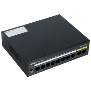 Koduelektroonika Ruijie  Komutators Ruijie RG-ES110F-P 8-Port 10/100Mbps PoE+  110W 2-Port 10/100Mbps Unmanaged 