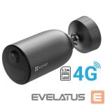 Videokaamera EZVIZ  EB3 CS-EB3 4G Outdoor IP65 Smart Home Battery security Camera MicroSD / Night vision Silver 