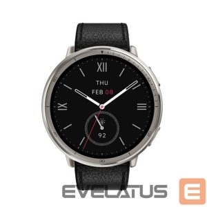 Nutikell Amazfit  SMARTWATCH AMAZFIT ACTIVE 2/A2433 BLK LEAT W2433EU1N Black Leather
