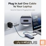 Ruuterid Cudy  UH500 PortMate USB-C 6-in-1 Hub 4K 30Hz HDMI USB-C PD 4x USB-A 3.0 Aluminum Grey 
