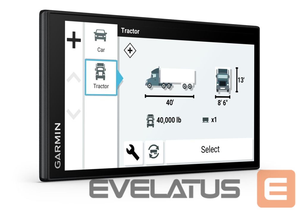 Autode navigeerimine Garmin Dezl LGV 610 GPS Navigation